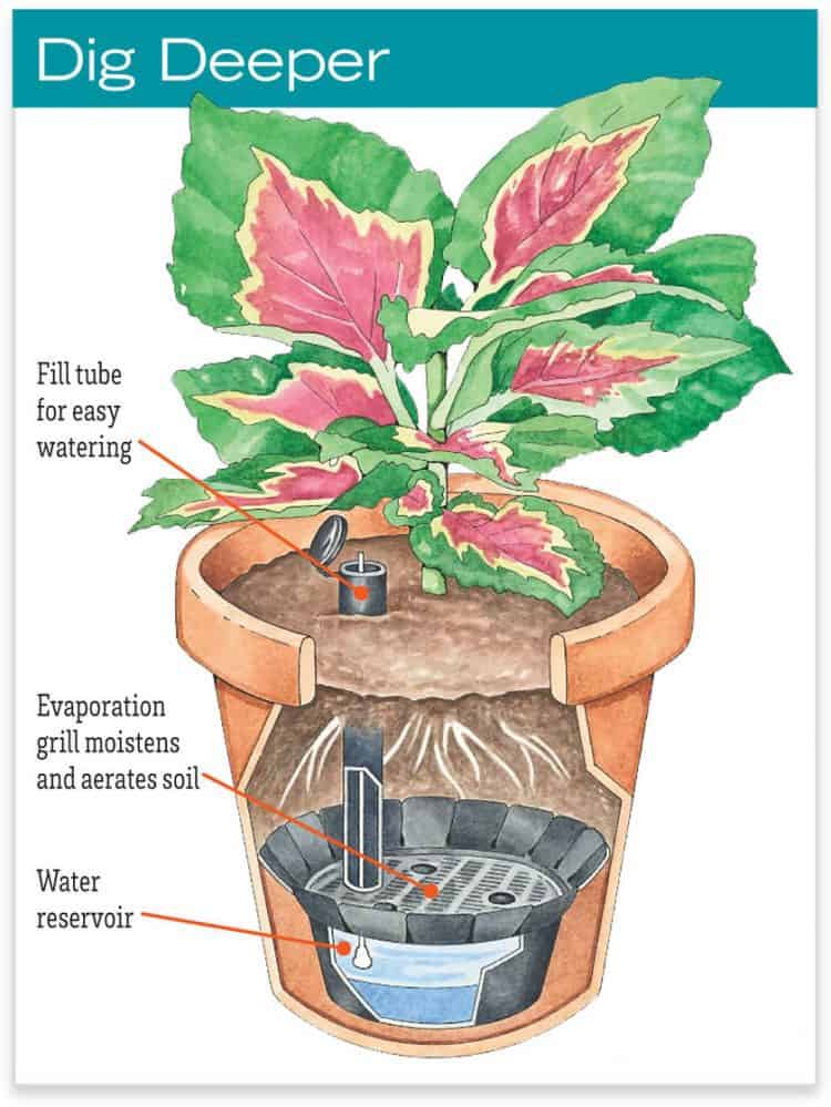 Self-Watering Pot Reservoirs